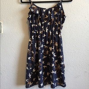 Breezy bird themed dress